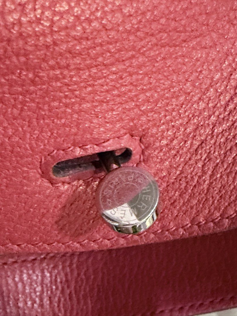 Lindy 26 in Rouge Casaque (Category: Luxury Bags & Wallets) located in Quezon City. Submitted by markandrewson1123 (Listing ID 1467120897, Image 2). Description: Lindy 26 With small flaws, see photos (rubber lining needs to be refinished) Bag only, lost the dustbag already NGA.