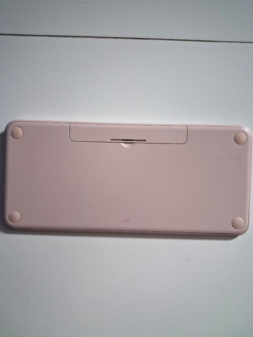 Logitech K380 Bluetooth Keyboard Pink (Category: Computer Keyboard) located in Legazpi City. Submitted by flordelotus (Listing ID 1466987679, Image 3). Description: - Color: Cute Pink - Layout: Compact with stylish round keys - Keycaps: Features Traditional Chinese characters alongside English letters - Multi-Device: 3 Easy-Switch buttons to connect up to 3 devices simultaneously - Compatibility: Works seamlessly with phones, tablets, and laptops