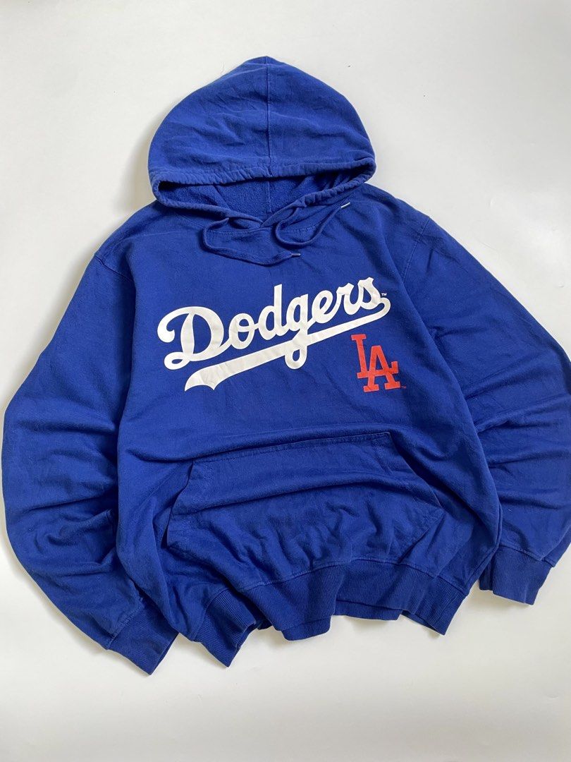 Los Angeles Dodgers Hoodie (Category: Hoodies) located in Imus. Submitted by streetgrails.ph (Listing ID 1467036468, Image 2). Description: LA DODGERS HOODIE 23 x 26 ( size medium on tag, fits to large ) in excellent condition 9/10 color rate no issue! imus cavite loc! 📍 courier/mode of delivery: j&t or lalamove mode of payment: payment first thru gcash only! 📌 no return/refund! 📌 can send proof of legitimacy!.