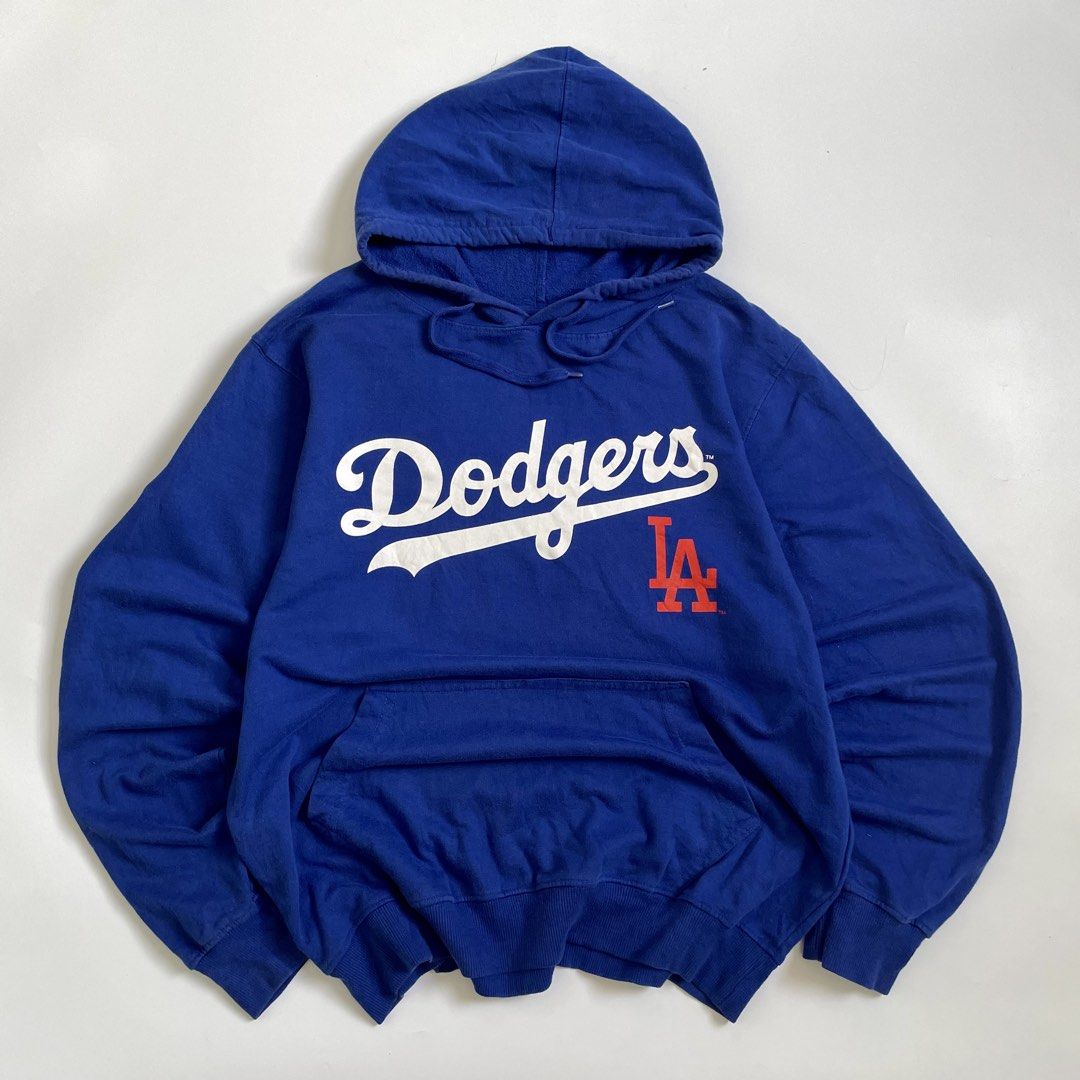 Los Angeles Dodgers Hoodie (Category: Hoodies) located in Imus. Submitted by streetgrails.ph (Listing ID 1467036468, Image 1). Description: LA DODGERS HOODIE 23 x 26 ( size medium on tag, fits to large ) in excellent condition 9/10 color rate no issue! imus cavite loc! 📍 courier/mode of delivery: j&t or lalamove mode of payment: payment first thru gcash only! 📌 no return/refund! 📌 can send proof of legitimacy!.