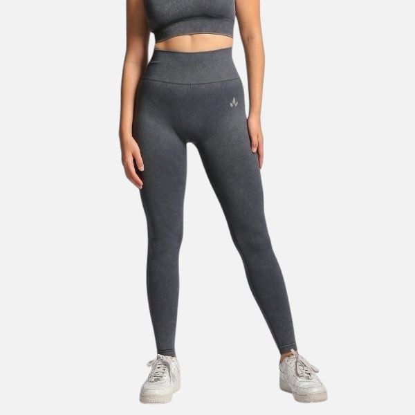 Lotus Activewear Ava Washed Leggings (S) (Category: Activewear) located in Iligan City. Submitted by bumbleleaf (Listing ID 1467063334, Image 1). Description: Preloved | Like new, only worn twice, no flaws! Black | Size: S 📸 Swipe to see me wearing it!.