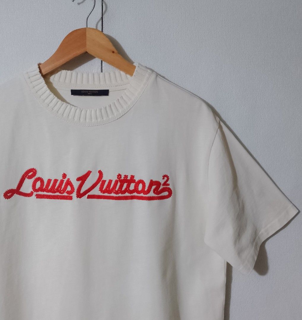 Louis Vuitton ❌Nigo embroidered (Category: Tshirts & Polo Shirts ) located in Iligan City. Submitted by jh_pr0 (Listing ID 1467091875, Image 3). Description: Lōúîs Vûíttõnn❌NÎGØ (embroidered) Good as new Dimes: 21x28 Color rate: 9.9/10 No issue Mine: 1500+sf.