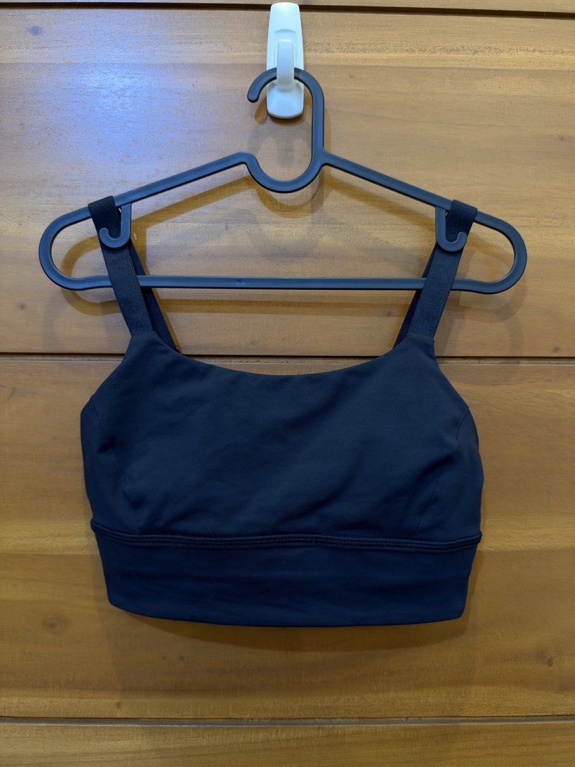 Lululemon Both Ways Bra in Black Size 6 (Category: Activewear) located in Quezon City. Submitted by prebyflo (Listing ID 1467136580, Image 3). Description: Size 6 9/10 condition No issues Wear the straps straight or crossed—this long-line bra goes both ways. Luxtreme® This sweat-wicking Luxtreme® fabric built-in bra is four-way stretch and fits like a second skin with a cool, smooth feel - sweat-wicking - four-way stretch - fits like a second ski