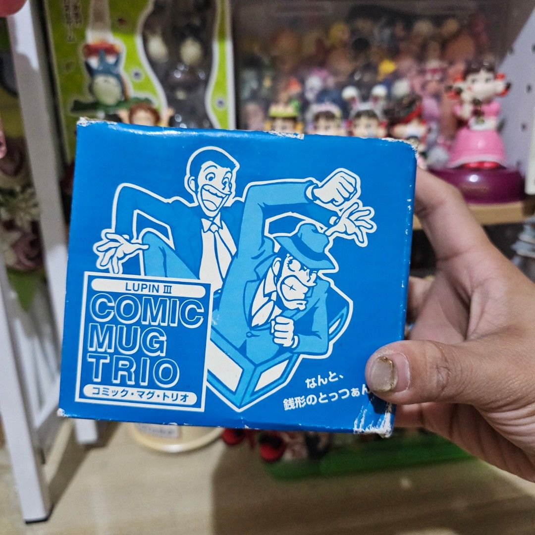 Lupin the 3rd Anniversary Ceramic Mug (Category: Dinnerware & Cutlery) located in Manila. Submitted by lovelylovesjapan (Listing ID 1467094047, Image 3). Description: 🌸The item is on-hand and authentic from Japan 🌸Mode of Payment (MOP): GCASH/Bank Transfer 🌸Mode of Delivery (MOD): J&T or Lalamove (Shipping every Saturday and Sunday) Notes: 🩷Breakable items are packed with care and caution. Seller will not be held liable for any damages incurr
