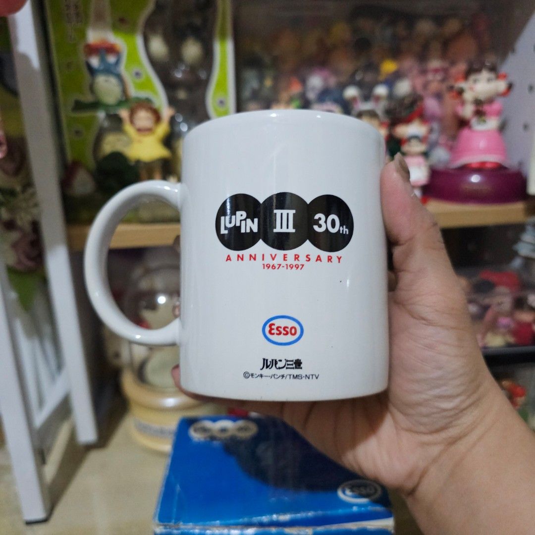 Lupin the 3rd Anniversary Ceramic Mug (Category: Dinnerware & Cutlery) located in Manila. Submitted by lovelylovesjapan (Listing ID 1467094047, Image 2). Description: 🌸The item is on-hand and authentic from Japan 🌸Mode of Payment (MOP): GCASH/Bank Transfer 🌸Mode of Delivery (MOD): J&T or Lalamove (Shipping every Saturday and Sunday) Notes: 🩷Breakable items are packed with care and caution. Seller will not be held liable for any damages incurr