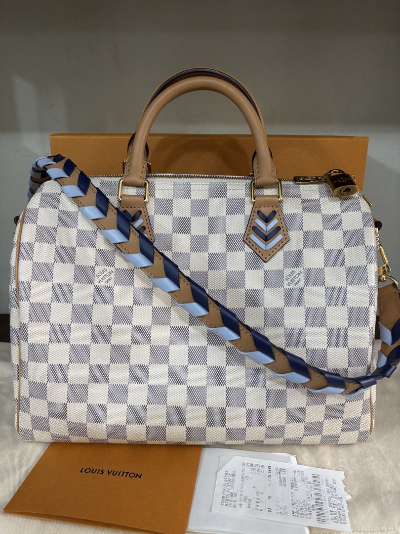 LV Bandou30 Azur Special edition (Category: Luxury Bags & Wallets) located in Quezon City. Submitted by ingridsfinds (Listing ID 1467167750, Image 1). Description: Unused Rare piece Complete box.