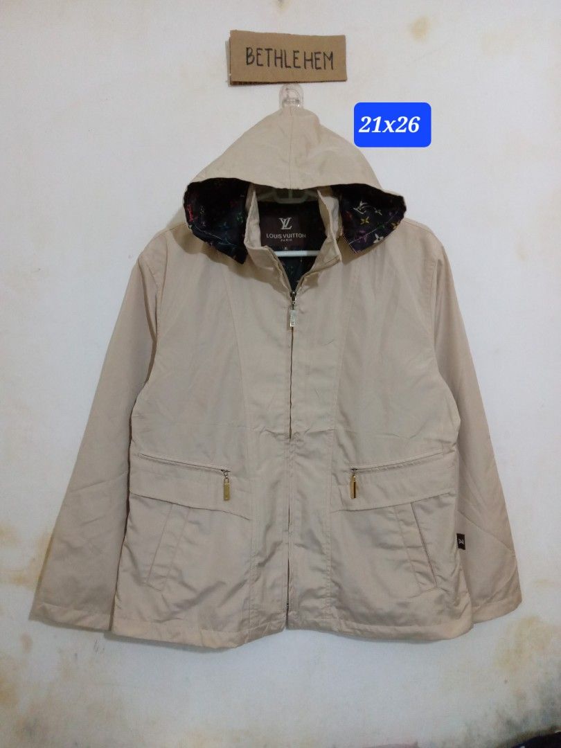 LV jacket with detachable hood (Category: Coats, Jackets and Outerwear) located in Akbar. Submitted by bethlehema07352 (Listing ID 1466985966, Image 1). Description: .