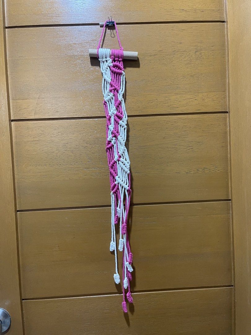 Macrame wall hang / clam organizer (Category: Wall Decor) located in Baguio. Submitted by pawsome_closet (Listing ID 1467015332, Image 1). Description: Handmade .