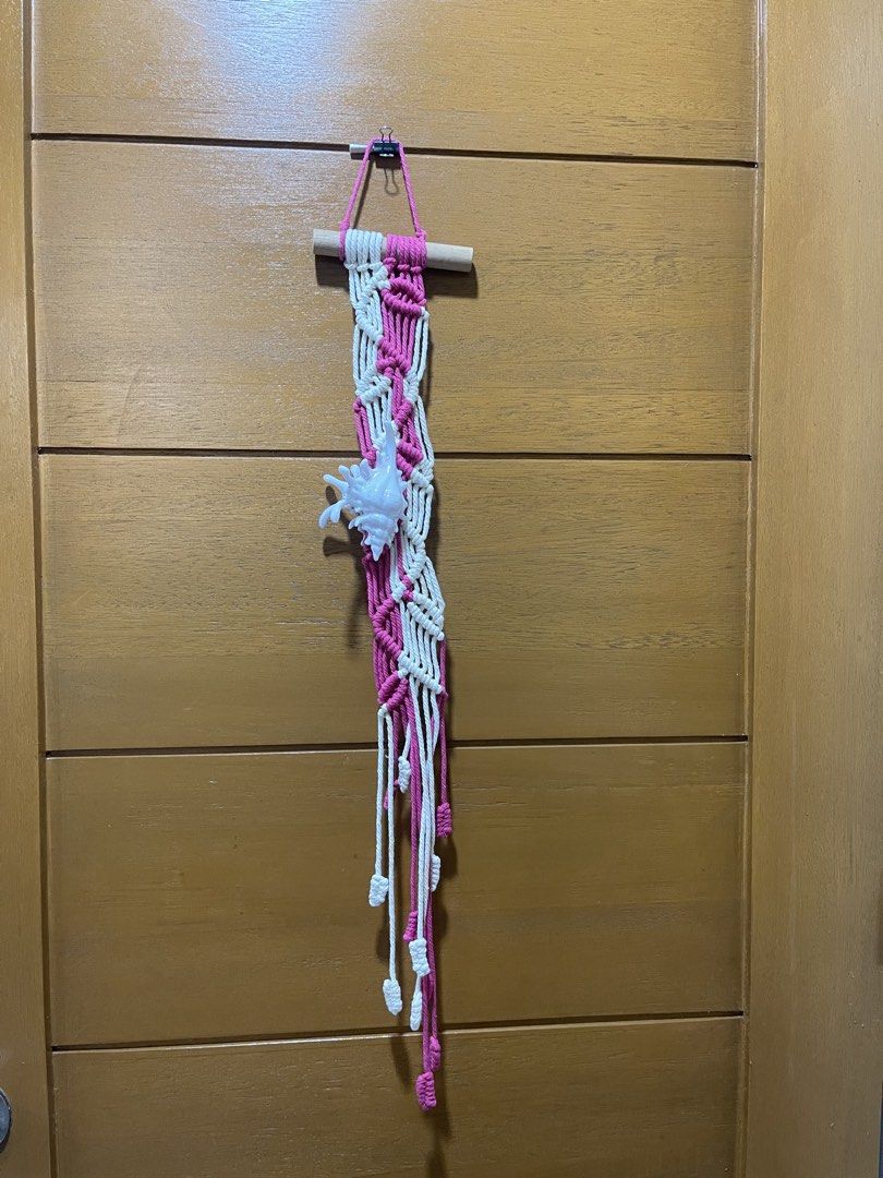 Macrame wall hang / clam organizer (Category: Wall Decor) located in Baguio. Submitted by pawsome_closet (Listing ID 1467015332, Image 2). Description: Handmade .
