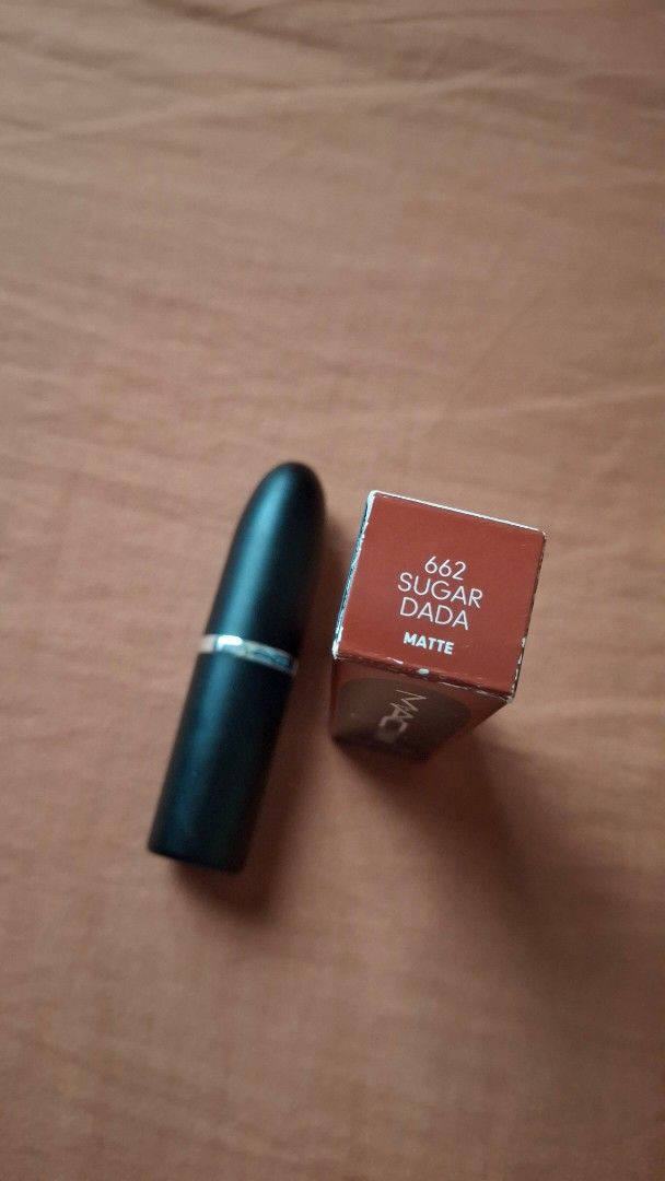 Macximal Matte Lipstick (Category: Makeup) located in Cebu City. Submitted by shielamarie_8 (Listing ID 1467021227, Image 2). Description: Bought in Shanghai China 🇨🇳 Macximal 662 Sugar Dada Matte Mac brand .