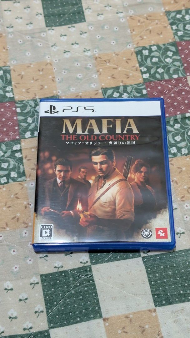 Mafia The Old Country PS5 Game (Category: PlayStation) located in Quezon City. Submitted by jbablan (Listing ID 1467047270, Image 1). Description: - Game: Mafia: The Old Country for PlayStation 5 - Condition: Like new, played only once to complete the story - Disc: Zero scratches, pristine condition - Inclusions: Original blue case and insert flyer - Region: Region code clearly visible on the front.