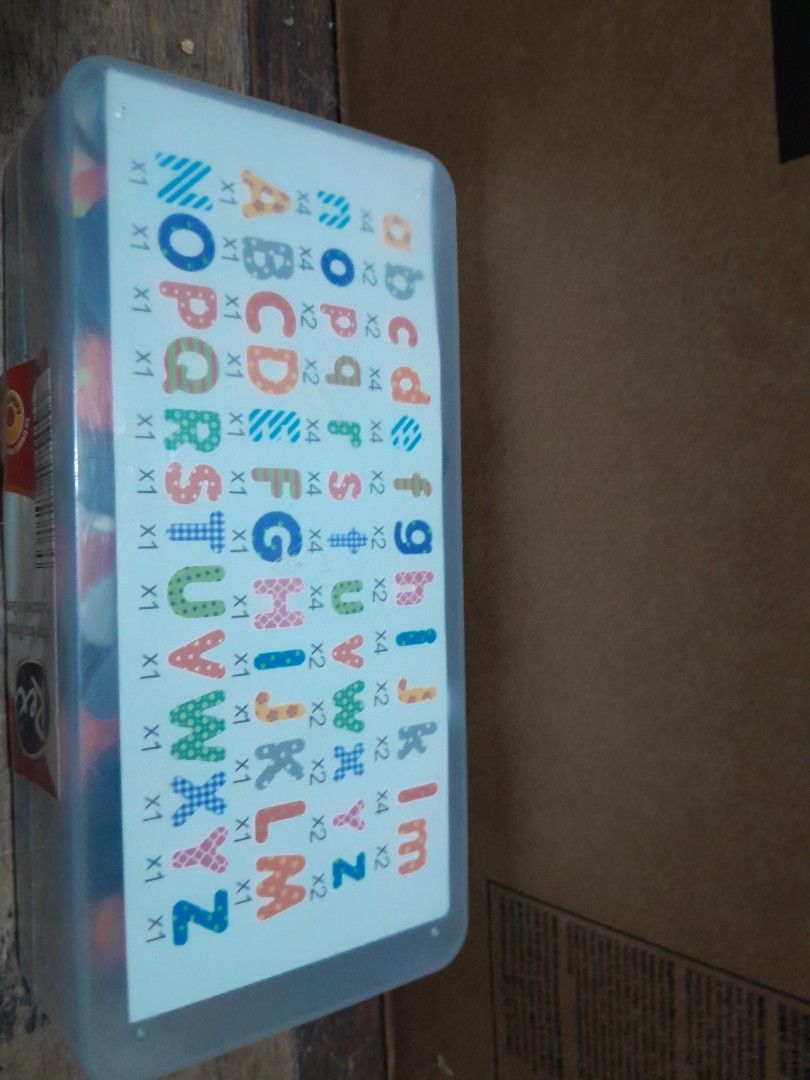 Magnetic Letters (Category: Kids Toys) located in Makati City. Submitted by mylynmylyn (Listing ID 1467024219, Image 2). Description: brandnew item area-Palanan Makati.