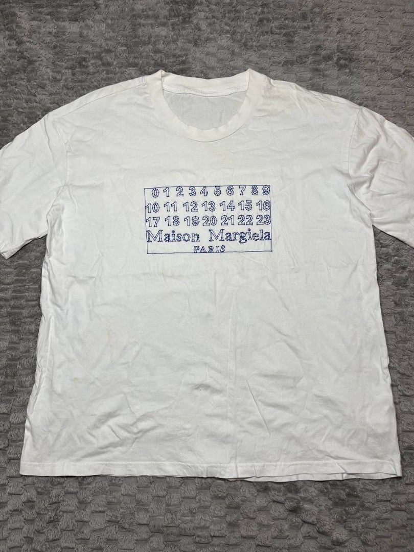 Maison Margiela shirt (Category: Tshirts & Polo Shirts ) located in Cagayan de Oro. Submitted by smoothstyle (Listing ID 1467094244, Image 1). Description: Maison Margiela Very good condition 9/10 color rate size XL dimes: 23x28 Washable yellow stain.