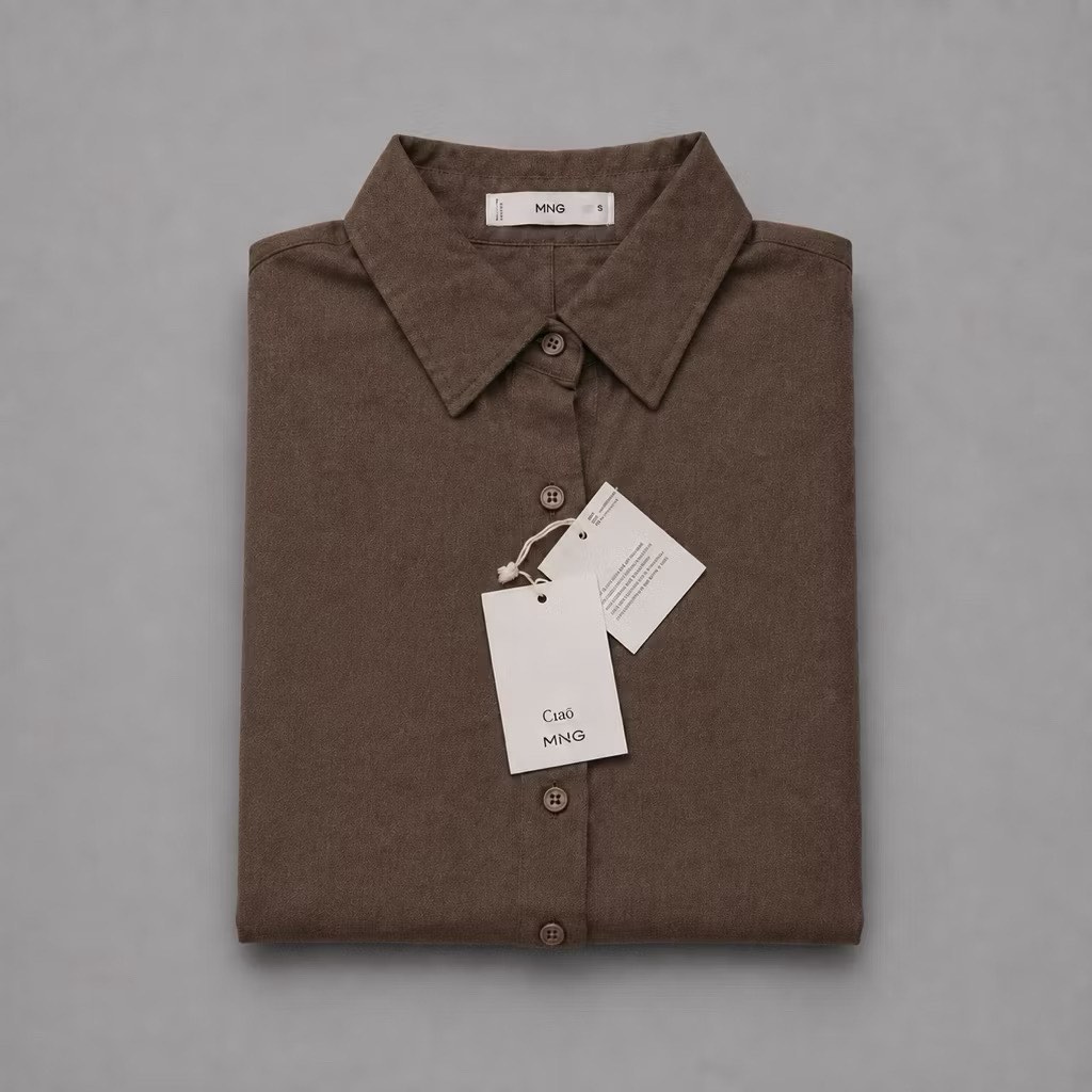 Mango Linen Button-Up Shirt (Category: Shirts) located in Pasig City. Submitted by pmlmri (Listing ID 1467156371, Image 3). Description: - Brand: Mango - Item: Short-sleeve linen button-up shirt - Colors Available: Navy, Green and Brown - Size: L to XL - Condition: Brand new with original store tags attached Only 3 available Mode of Shipping ipping: J&T or Lalamove Mode of Paymet: Gotyme/BPI/Gcash.