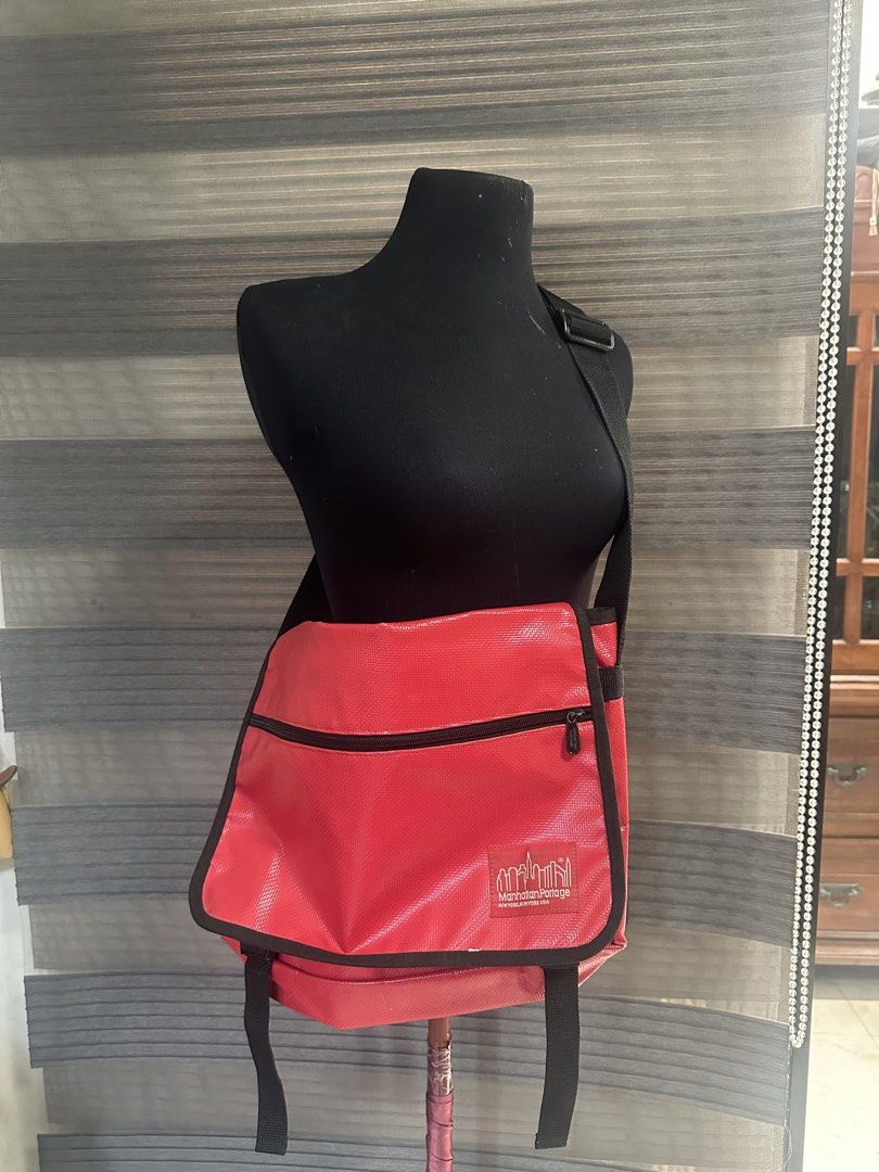 Manhattan Portage Red Messenger Bag (Category: Backpacks) located in Quezon City. Submitted by astroboiixx (Listing ID 1467090304, Image 1). Description: FRESH SET OF BAGS FOR SALE❗️❗️❗️ Just updated our collection with a wide selection of styles! ✨ Sling Bags ✨ Messenger Bags ✨ Canvas ✨ Leather ✨ Travel Bags Send a Message if anything catches your eye! All items are ready to ship..