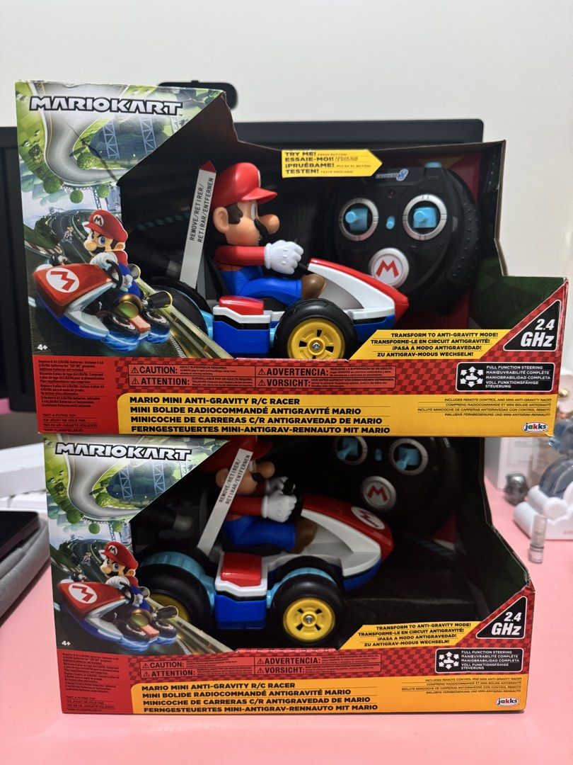 Mario Kart Anti Gravity RC (Category: Remote Control Toys) located in Pasig City. Submitted by exquiluxe (Listing ID 1467044392, Image 1). Description: Brand New and Original Loc: Satori Residences Lalamove/ Grab/ j&t with packing fee. Meetup Weekdays 1-2pm only - Ayala Mall Feliz.