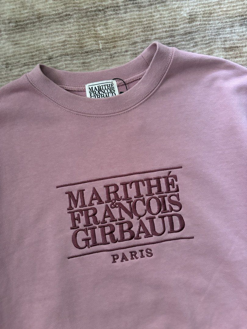 Marithe Francois Girbaud Paris Pink Crop Sweater (Category: Coats, Jackets and Outerwear) located in Antipolo. Submitted by thearchivesproject (Listing ID 1467025207, Image 3). Description: 21 width 19 length.