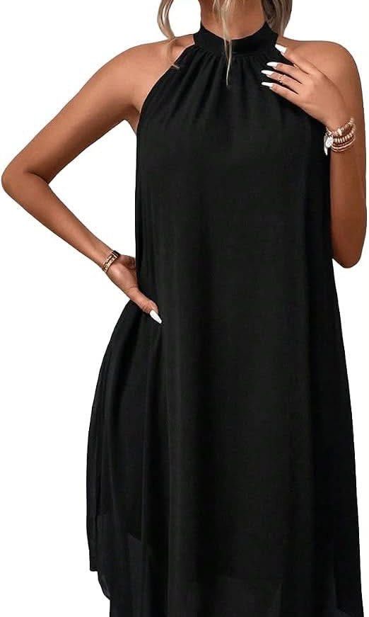 Maxi black dress (Category: Dresses) located in Manila. Submitted by iamfashionistapage (Listing ID 1467147915, Image 1). Description: Medium-large. Brand new with pouch.