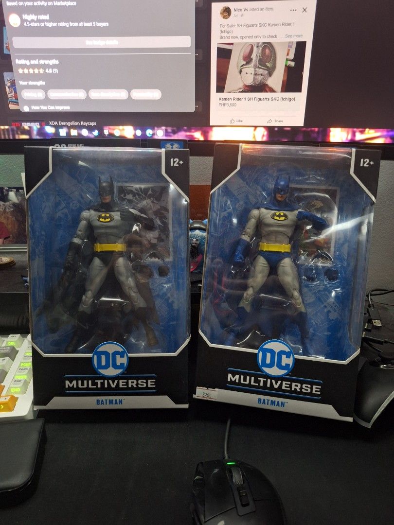 McFarlane DC Multiverse Knightfall Batman (Category: Action & Battle Toys) located in Marikina City. Submitted by icookadapizza (Listing ID 1467075149, Image 1). Description: 1600 EACH LAST PRICE BRAND NEW Location: Marikina MOP: Bank transfer/GCASH Delivery via lalamove/grab/ etc. Dm for details!.