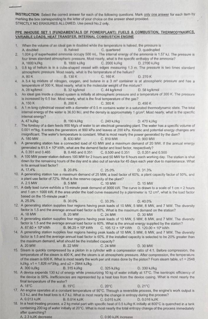 Mechanical Engineering Board Exam AERC Inhouse ALL SET TO PASS (Category: Community) located in Caloocan City. Submitted by drickkeno88877 (Listing ID 1467077685, Image 3). Description: AERC Inhouse Refresher Notes (PIPE, MDSP, MATH) - Mech eng Board Exam Reviewer Rereview ka ba for the Mechanical Engineering Board Exam? Unahin mo na bago ka malunod sa sobrang daming reference books! Selling a 100% complete and well-organized set of Alcorcon Engi