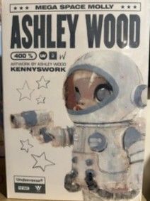 Mega Space Molly Ashley Wood 400% Pop Mart (Category: Designer & Blind Box Toys) located in Quezon City. Submitted by sashasarisarishoppe (Listing ID 1467070074, Image 1). Description: - Authentic Mega Space Molly 400% collectible figure - Rare collaboration: Pop Mart, Underverse, Ashley Wood, and Kennyswork - Detailed astronaut suit with a unique weathered paint finish - Includes signature helmet and gun accessory - Original box included , seale