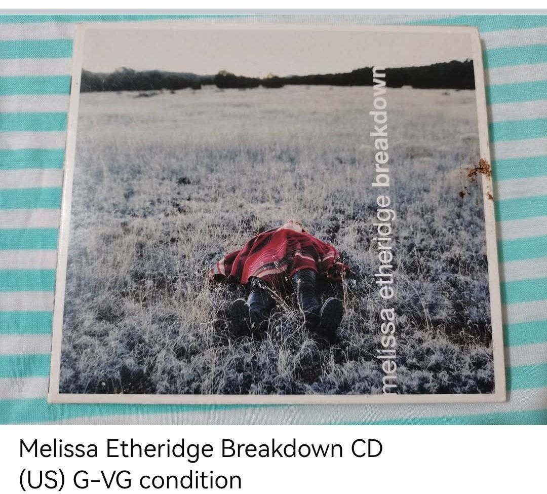 Melissa Etheridge Breakdown CD (unsealed) (Category: CDs & DVDs) located in Dangcagan. Submitted by cd_haven5 (Listing ID 1467004780, Image 1). Description: #FORSALE #FORSALE #FORSALE #Authentic #Legit #Original We only sell original items. All items posted are on hand. Please message me for availability of the item/s because the items are also posted on my other online stores. All items are imported unless stated PH. We also accept Pre-orders. P