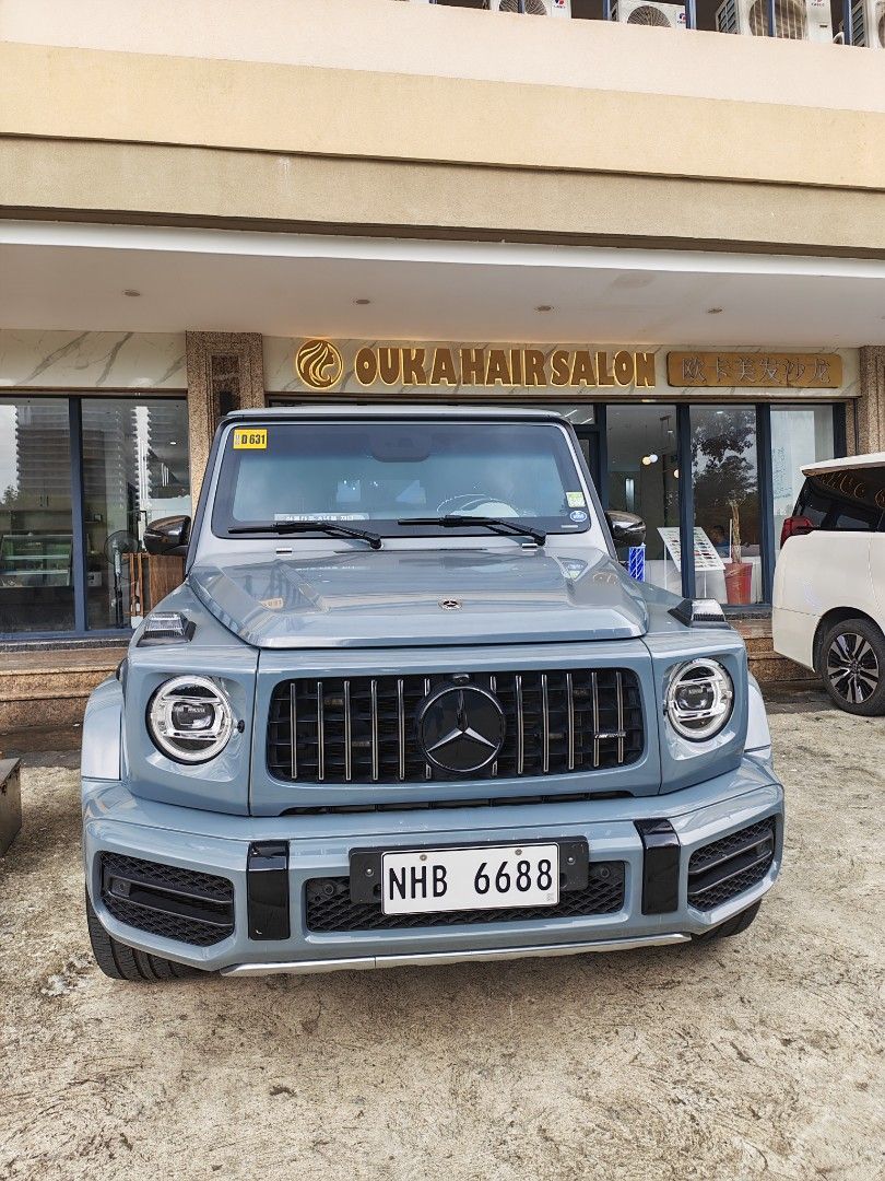 Mercedes-Benz g63 german Auto (Category: Used Cars) located in Makati City. Submitted by yahj_takahashi (Listing ID 1467145745, Image 1). Description: 2023 model Mercedes benz g63 orig german version Federal armor level 6 with complete supporting document original or cr brand new condition no issue direct buyer only please pass sa low ballers 16.3m.