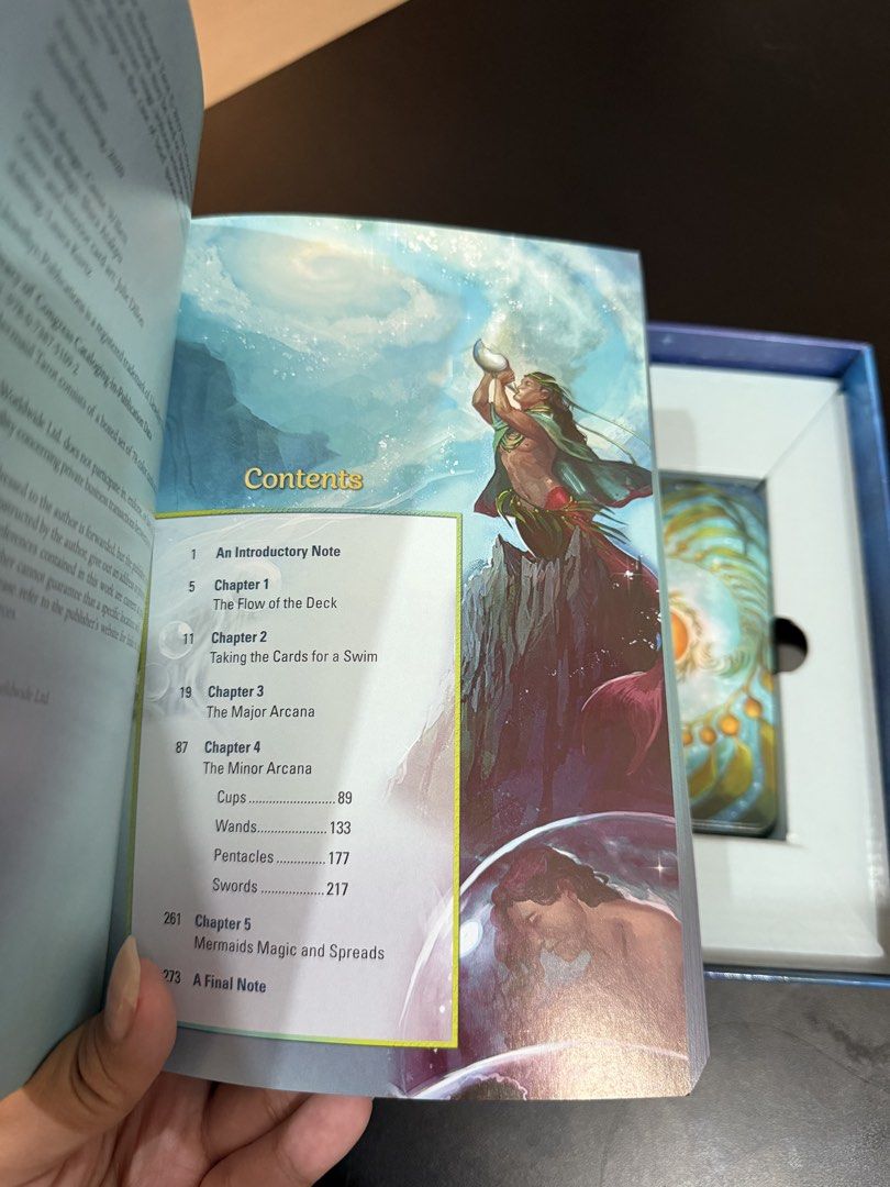 Mermaid Tarot Deck with Guidebook (Category: Other Stationery & Craft) located in Taguig. Submitted by ailaflores39355 (Listing ID 1467149652, Image 3). Description: 78-card tarot deck with guidebook Barely used Meetups within McKinley Hill.