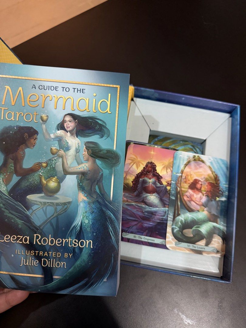 Mermaid Tarot Deck with Guidebook (Category: Other Stationery & Craft) located in Taguig. Submitted by ailaflores39355 (Listing ID 1467149652, Image 2). Description: 78-card tarot deck with guidebook Barely used Meetups within McKinley Hill.