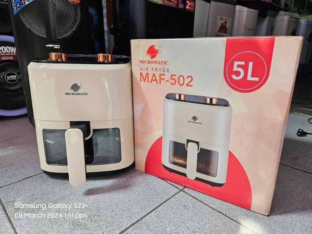 Micromatic Air fryer 5L (Category: Looking For) located in Manila. Submitted by marilynabo789 (Listing ID 1467017643, Image 3). Description: Isa na Lang natira, BUY na😊.