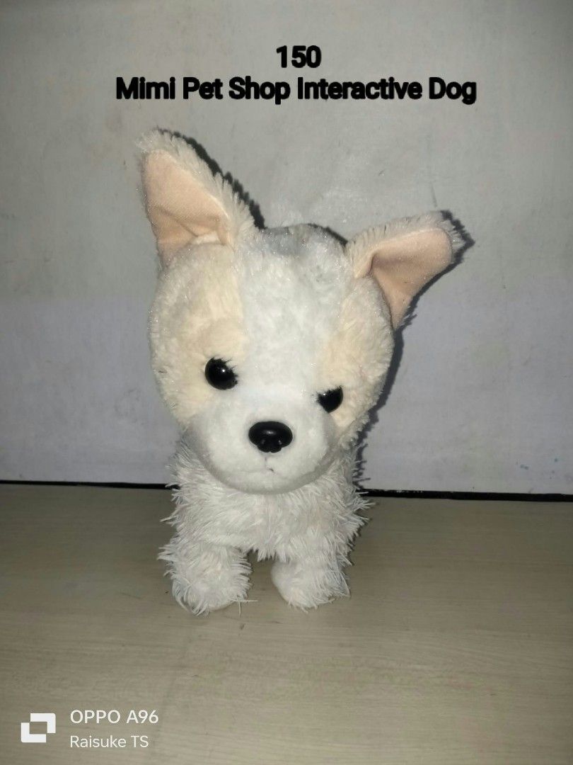 Mimi Pet Shop Interactive Dog (Category: Plushies & Soft Toys) located in Taguig. Submitted by raisuketoysshop (Listing ID 1467081503, Image 1). Description: PTPA NEW ARRIVAL!!.. PLEASE RESPECT POST AND PRICES.. Tested working and in good condition.. Secondhand Items Declared as is pa din po Pm for demo video What you see is what you get.. Please manage your expectations.. +40% COD Sho pee Check Out (sho pee fee+Tax+shipping materials) +40 Pesos 