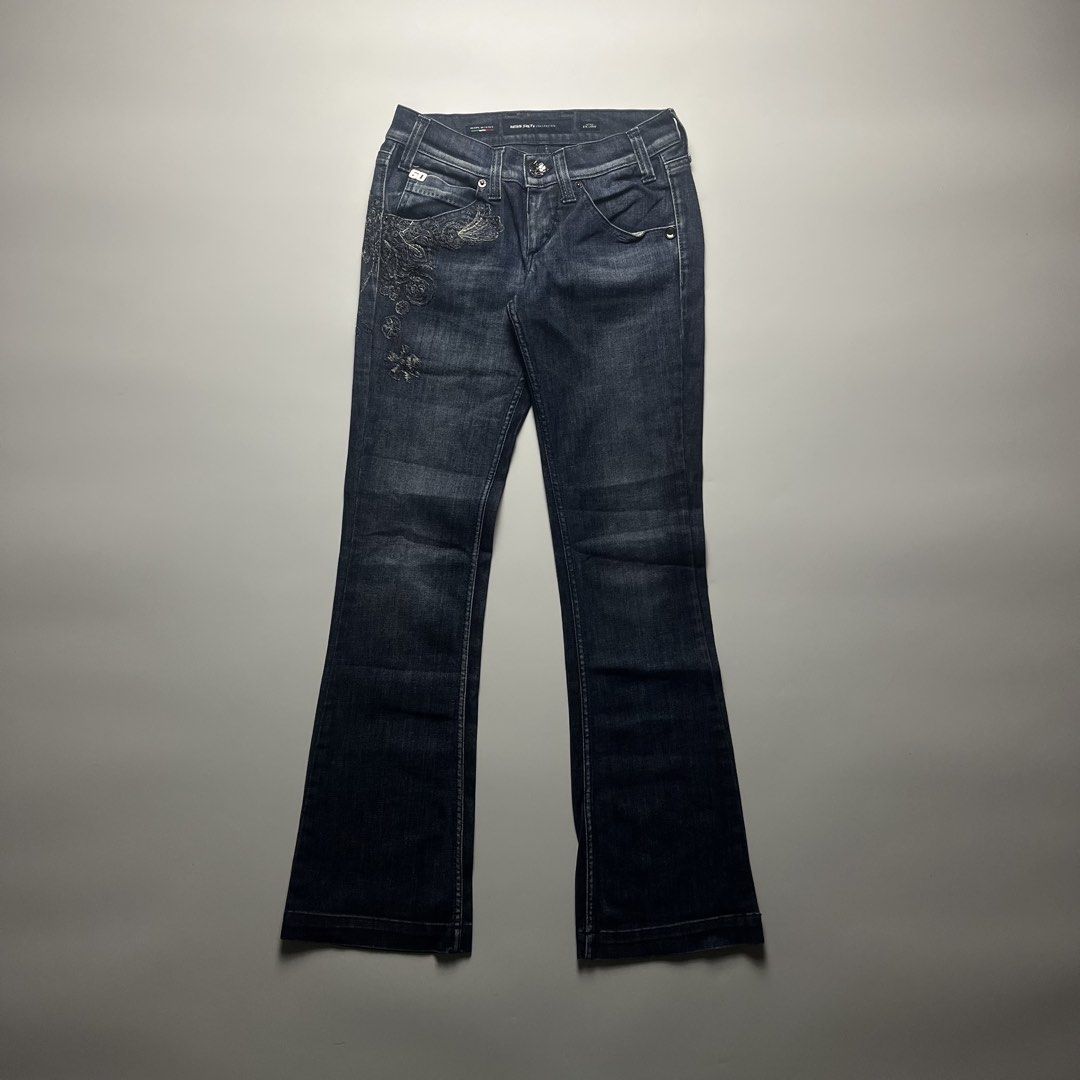 Miss Sixty Low Rise Bootcut Jeans (Category: Jeans) located in Manila. Submitted by streetsavvy (Listing ID 1467072855, Image 1). Description: Miss Sixty Low Rise Bootcut Jeans Size: 25 Waist: 28” - 30” Length: 40” Inseam: 32” Hip: 17” Thigh: 9” Knee: 8” Leg Opening: 9” Front Rise: 7” Measured in Inches Condition: Excellent condition Flaw: none Made in Italy 98% Cotton 2% Elastane.
