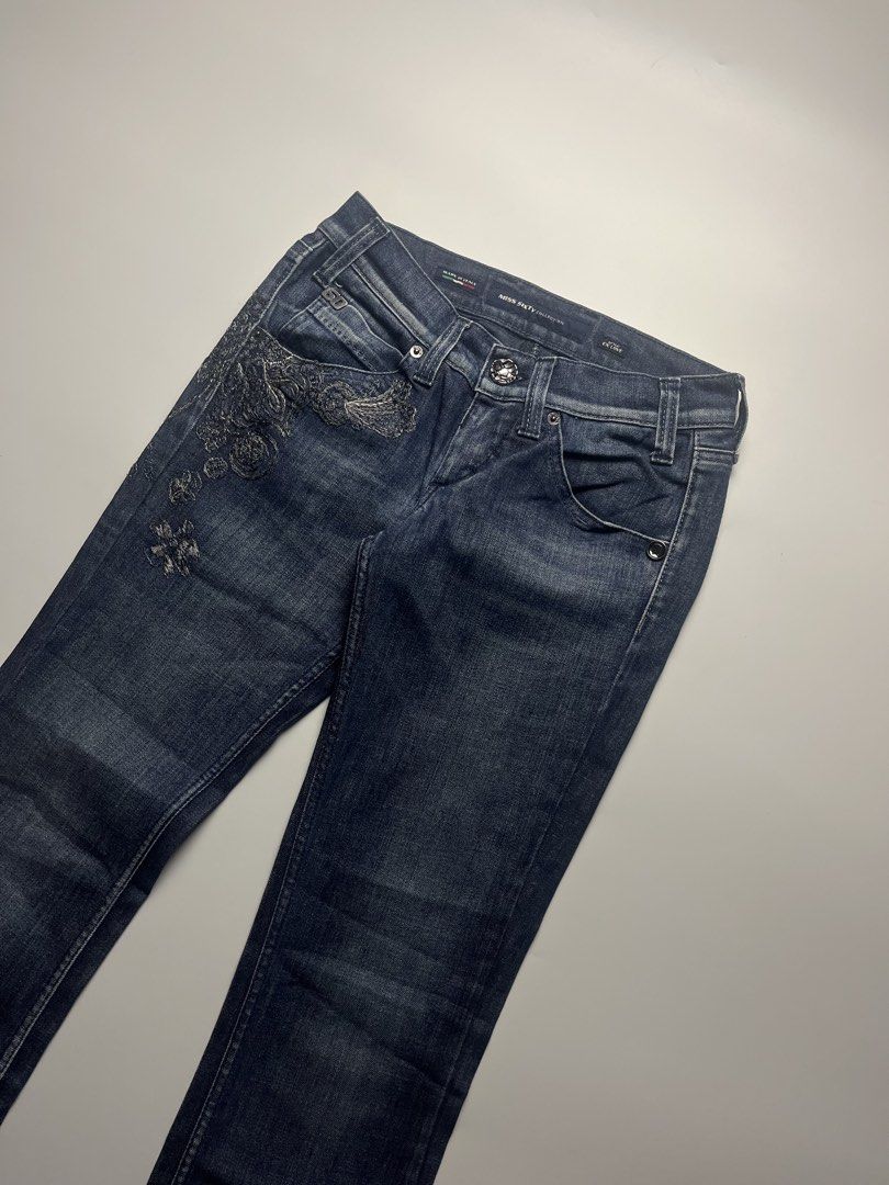 Miss Sixty Low Rise Bootcut Jeans (Category: Jeans) located in Manila. Submitted by streetsavvy (Listing ID 1467072855, Image 3). Description: Miss Sixty Low Rise Bootcut Jeans Size: 25 Waist: 28” - 30” Length: 40” Inseam: 32” Hip: 17” Thigh: 9” Knee: 8” Leg Opening: 9” Front Rise: 7” Measured in Inches Condition: Excellent condition Flaw: none Made in Italy 98% Cotton 2% Elastane.