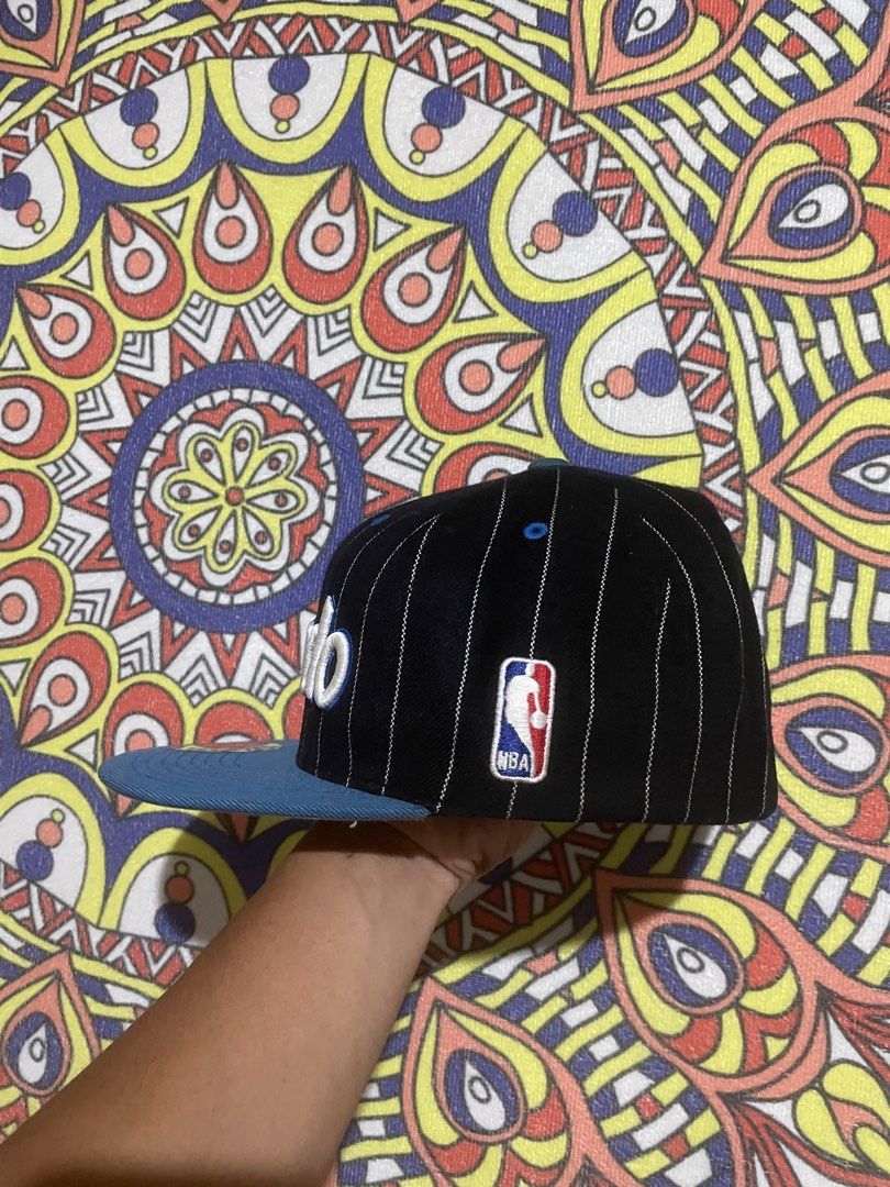 mitchell and ness orlando pinstripe (Category: Caps & Hats) located in Iligan City. Submitted by yolkfinds (Listing ID 1467092698, Image 3). Description: check detailed pictures.