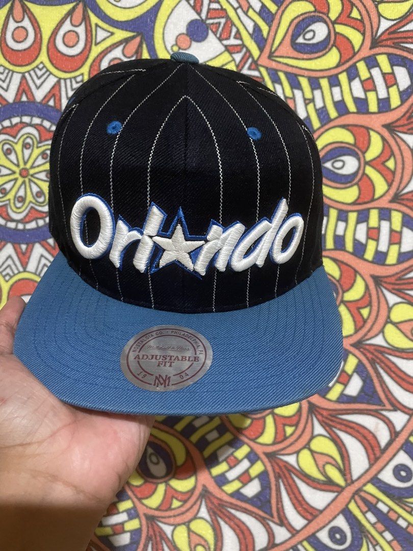 mitchell and ness orlando pinstripe (Category: Caps & Hats) located in Iligan City. Submitted by yolkfinds (Listing ID 1467092698, Image 2). Description: check detailed pictures.
