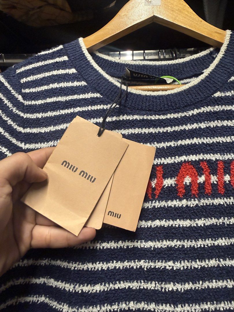 MIU MIU (Category: Luxury Apparel) located in Manila. Submitted by crossroad_thrift (Listing ID 1467013620, Image 2). Description: Brand new.