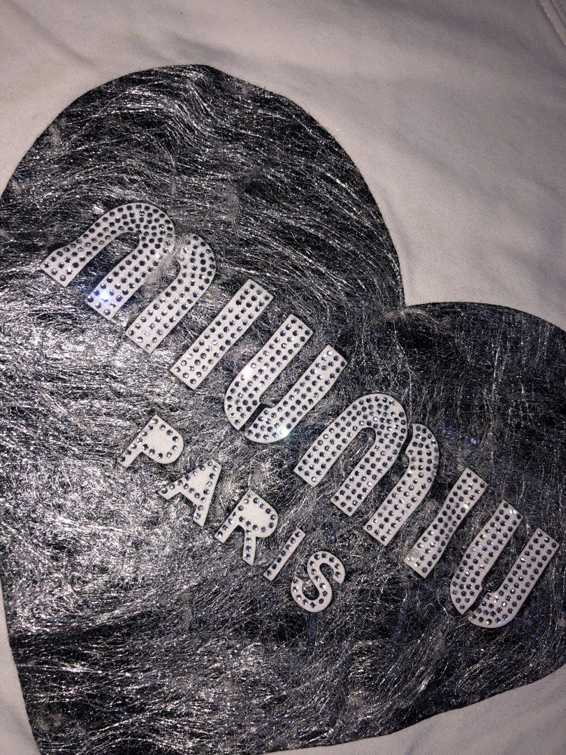 miu miu rhinestones luxury tee (Category: Activewear) located in Manila. Submitted by buksthrifthing (Listing ID 1466973201, Image 3). Description: 21 by 24 Small to med for womens No issue Excellent to asnew condi Fresh from bale.