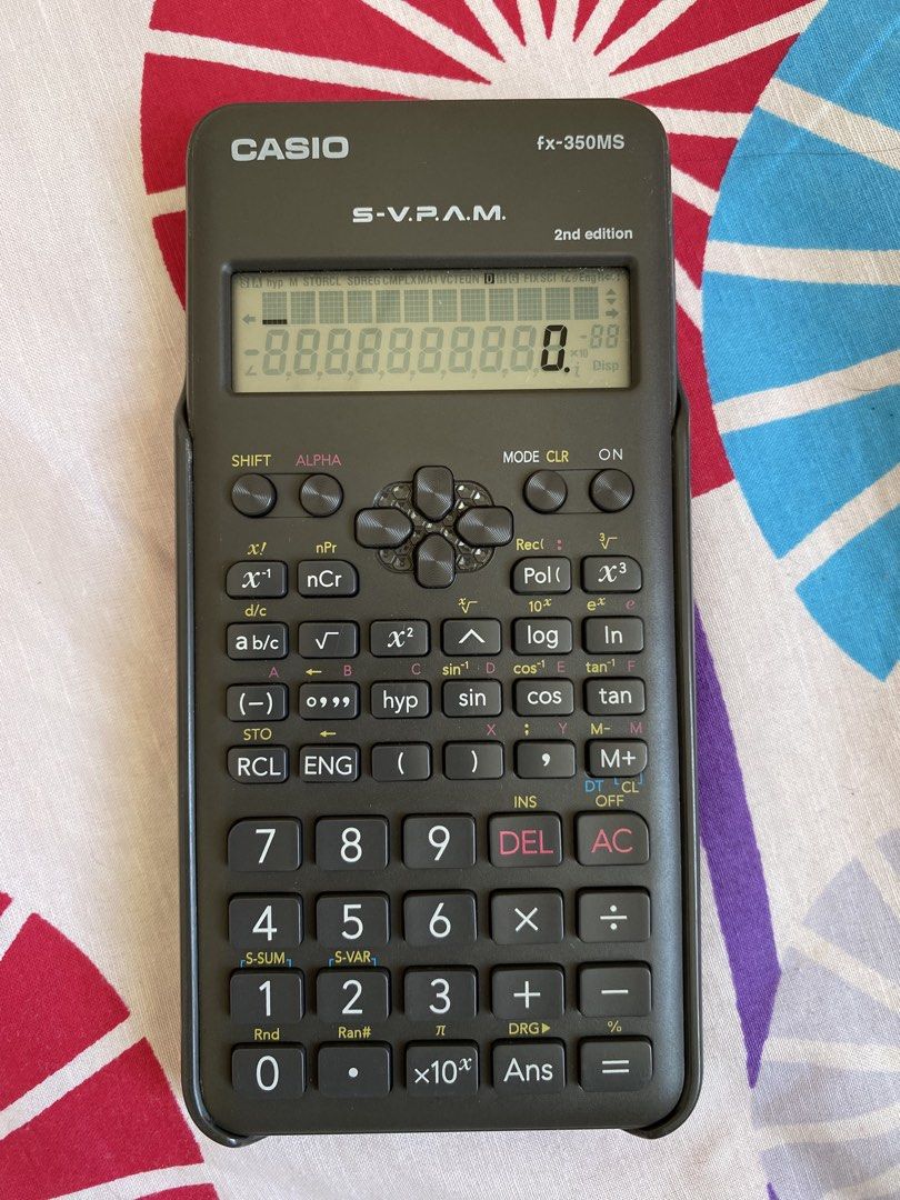 Model: Casio fx-350MS 2nd Edition (Scientific Calculator) (Category: Office & Business Technology) located in Tanza. Submitted by tokiato (Listing ID 1467010715, Image 3). Description: Used during gr11 (shs) RFS: hindi na ginagamit & may bago na MOP: Gcash/Maya Issue: no box and lightly used. can do meet ups 📍Tanza & Naic shoulder niyo sf kapag pina-deliver thru jnt or lalamove .