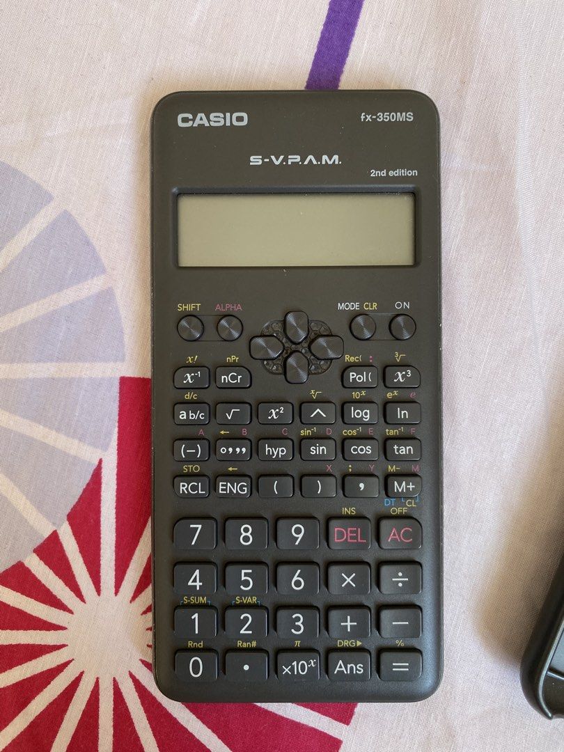 Model: Casio fx-350MS 2nd Edition (Scientific Calculator) (Category: Office & Business Technology) located in Tanza. Submitted by tokiato (Listing ID 1467010715, Image 2). Description: Used during gr11 (shs) RFS: hindi na ginagamit & may bago na MOP: Gcash/Maya Issue: no box and lightly used. can do meet ups 📍Tanza & Naic shoulder niyo sf kapag pina-deliver thru jnt or lalamove .