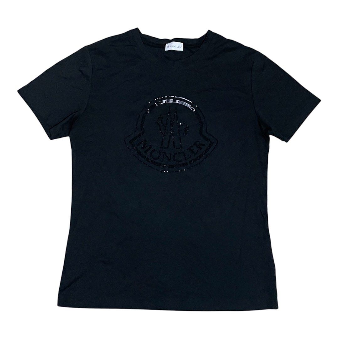 Monclear shirt (Category: Looking For) located in Davao. Submitted by mj_designervintagecurator (Listing ID 1467093862, Image 1). Description: 📌issue may mga na removed rhinestones 📌best fit small to medium.