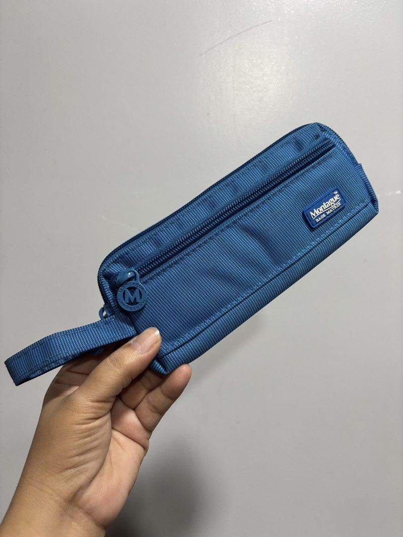 Montague Blue Pouch / Pencil Case (Category: Stationery & School Supplies) located in Quezon City. Submitted by ghieshopppps (Listing ID 1467064190, Image 1). Description: NEW BUT OLD STOCK Size : 8.5x19cm Actual Pencil Case Posted ✅ Original and in good condition ✅ Quality products at reasonable prices 🚫 No cancellations – please place sure orders only. 📸 Please Review the Photos Carefully We make sure to show all details — good and not-so-goo