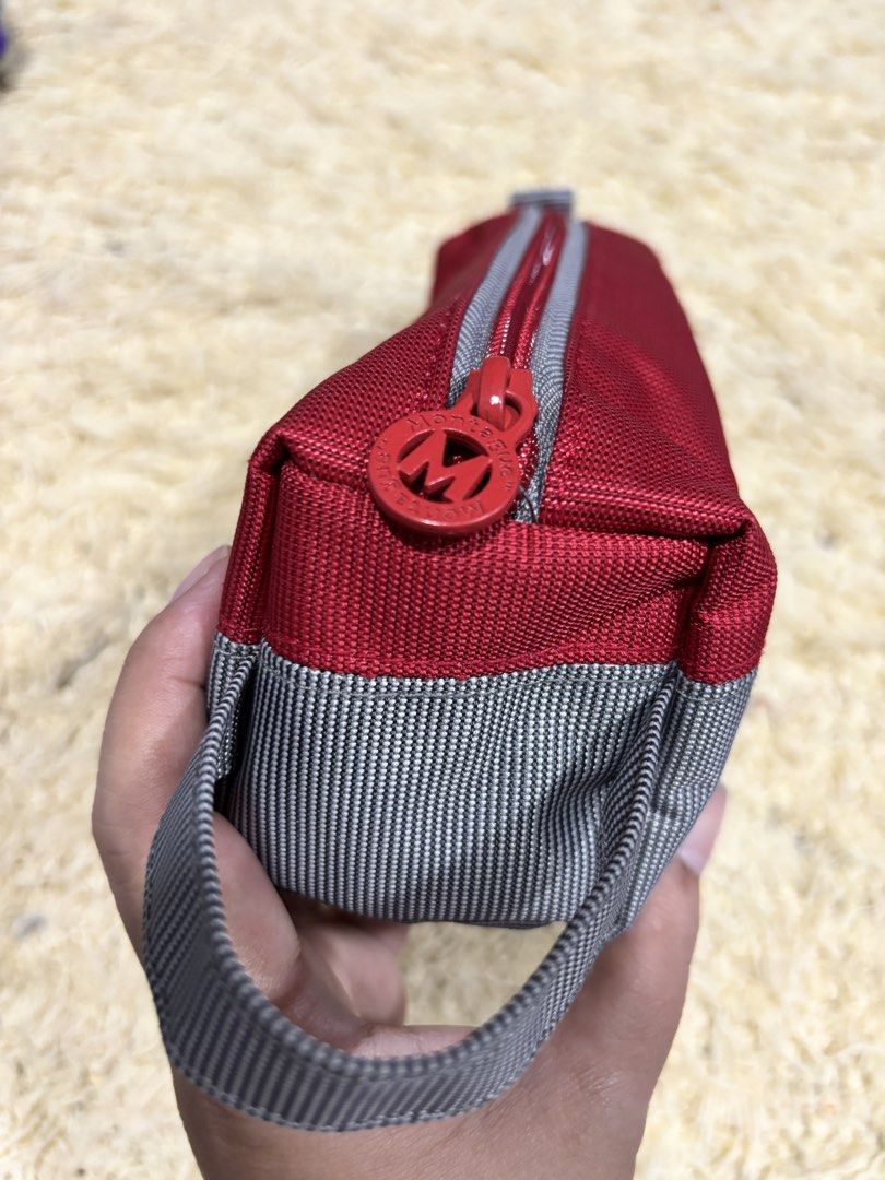 Montague Red & Gray Pouch / Pencil Case (Category: Stationery & School Supplies) located in Quezon City. Submitted by ghieshopppps (Listing ID 1467063687, Image 3). Description: NEW BUT OLD STOCK Size : 8x7x19cm Actual Pencil Case Posted ✅ Original and in good condition ✅ Quality products at reasonable prices 🚫 No cancellations – please place sure orders only. 📸 Please Review the Photos Carefully We make sure to show all details — good and not-