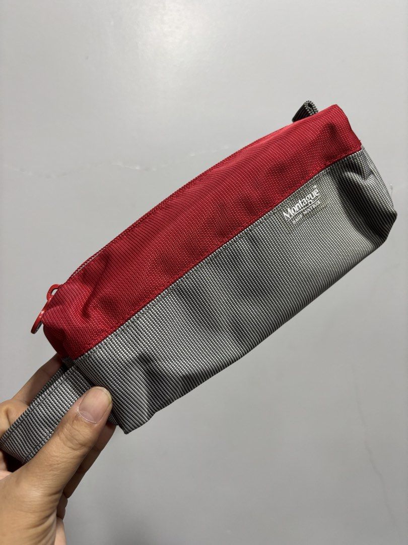 Montague Red & Gray Pouch / Pencil Case (Category: Stationery & School Supplies) located in Quezon City. Submitted by ghieshopppps (Listing ID 1467063687, Image 1). Description: NEW BUT OLD STOCK Size : 8x7x19cm Actual Pencil Case Posted ✅ Original and in good condition ✅ Quality products at reasonable prices 🚫 No cancellations – please place sure orders only. 📸 Please Review the Photos Carefully We make sure to show all details — good and not-