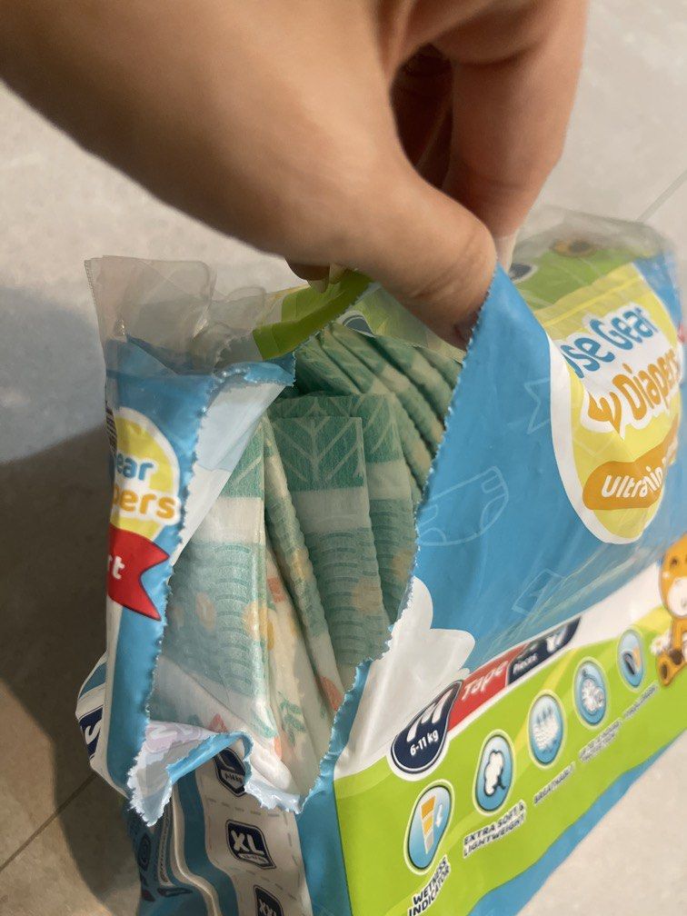 Moose gear baby diapers - M (Category: Diapers & Baby Wipes) located in Antipolo. Submitted by chelsiesm (Listing ID 1467131396, Image 2). Description: Used a few pcs - not hiyang.