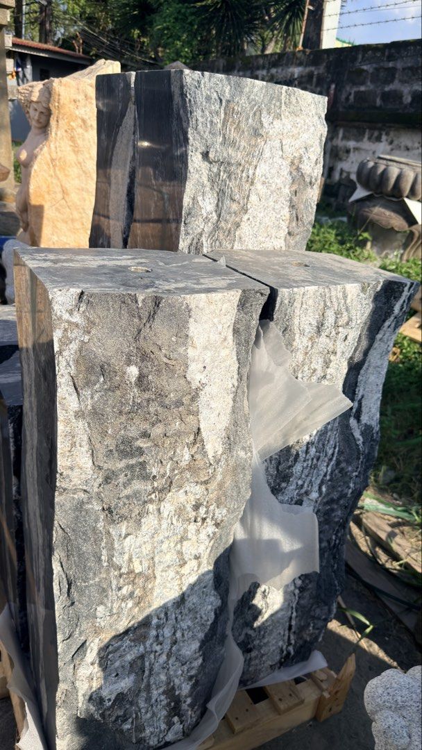 Mountain Weave Granite Fountain (Category: Announcements) located in Taguig. Submitted by ivyzurc (Listing ID 1467153878, Image 3). Description: 🖤 MOUNTAIN WEAVE GRANITE FOUNTAIN 🔥RARE • COLLECTOR’S GRADE • ONLY 2 SETS AVAILABLE One of our rarest Mountain Weave Granite pieces—a striking natural stone fountain featuring dramatic black & ivory veining with an elegant marble-finished surface. Not ordinary Piedra. Not ordinary granite. Every piece 