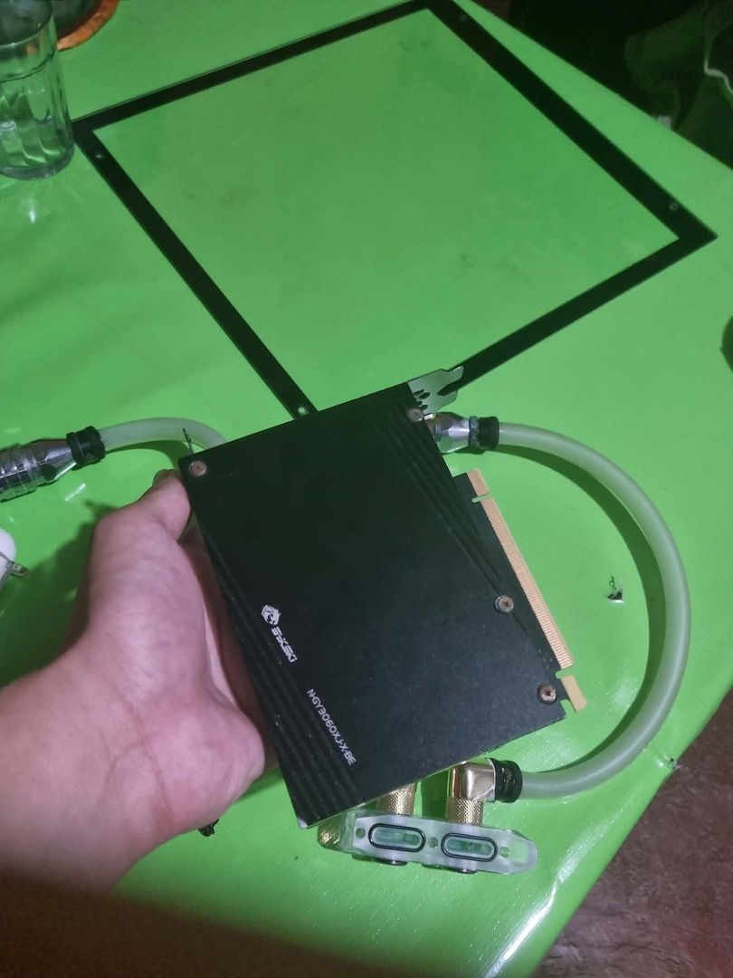 MSI VENTUS 2X RTX 3060TI (Category: Computer Parts) located in Subic. Submitted by aeyahoayeaho (Listing ID 1467152514, Image 2). Description: - GPU: MSI VENTUS 2X RTX 3060TI - Condition: Tested and verified working (see Device Manager screenshot) - Ideal for: Custom liquid loop gaming PC builds ADDED INFO! --no issue -no shroud -cant do furmark cause naka waterblock and aircooled setup ko Can do swap. Add cash for lowers. Price can be negotiable