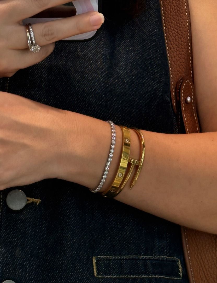 nail bangle/ love bangle/ tennis bracelet (Category: Bracelets) located in Quezon City. Submitted by japanandsingaporeluxepreloved (Listing ID 1467041834, Image 3). Description: .
