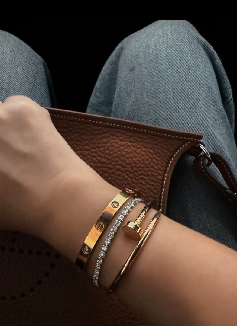 nail bangle/ love bangle/ tennis bracelet (Category: Bracelets) located in Quezon City. Submitted by japanandsingaporeluxepreloved (Listing ID 1467041834, Image 2). Description: .