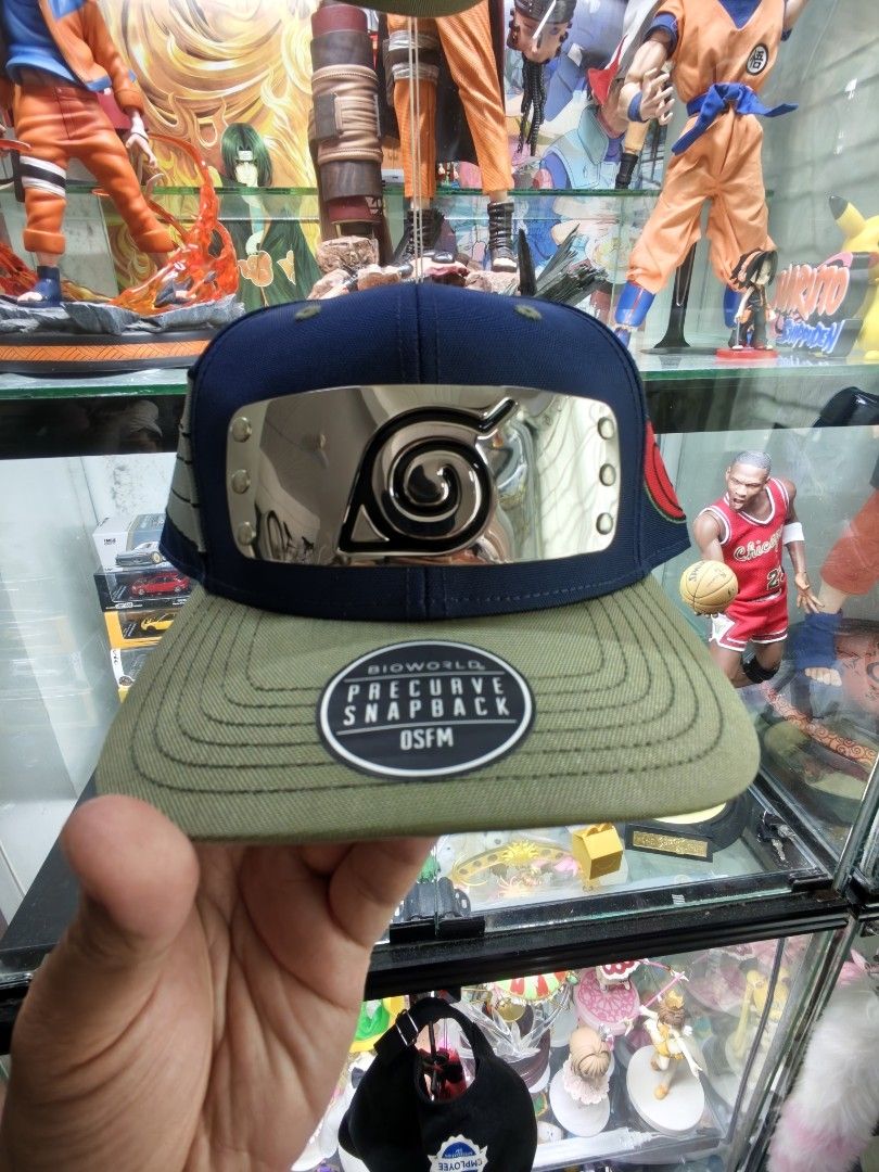 Naruto Leaf Village Headband Snapback Cap (Category: Caps & Hats) located in Bulacan. Submitted by johnybrav3 (Listing ID 1467033394, Image 1). Description: Naruto Leaf Village Headband Cap PHP - 1.1k Condition:9/10 (used only once) Location: Bulacan Shipping: Lalamove/ LBC.
