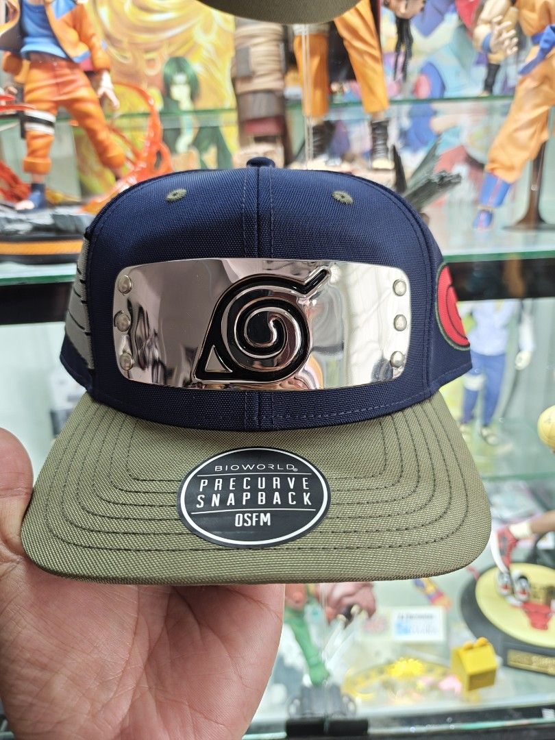 Naruto Leaf Village Headband Snapback Cap (Category: Caps & Hats) located in Bulacan. Submitted by johnybrav3 (Listing ID 1467033394, Image 2). Description: Naruto Leaf Village Headband Cap PHP - 1.1k Condition:9/10 (used only once) Location: Bulacan Shipping: Lalamove/ LBC.